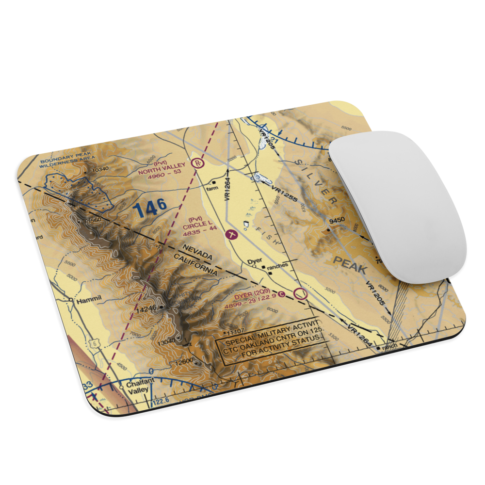 Circle L Ranch Airport (NV27) VFR Sectional Mouse Pad 
