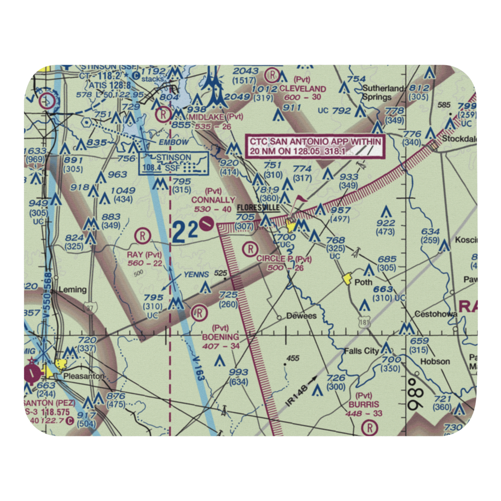 Circle P Ranch Airport (82XS) VFR Sectional Mouse Pad 
