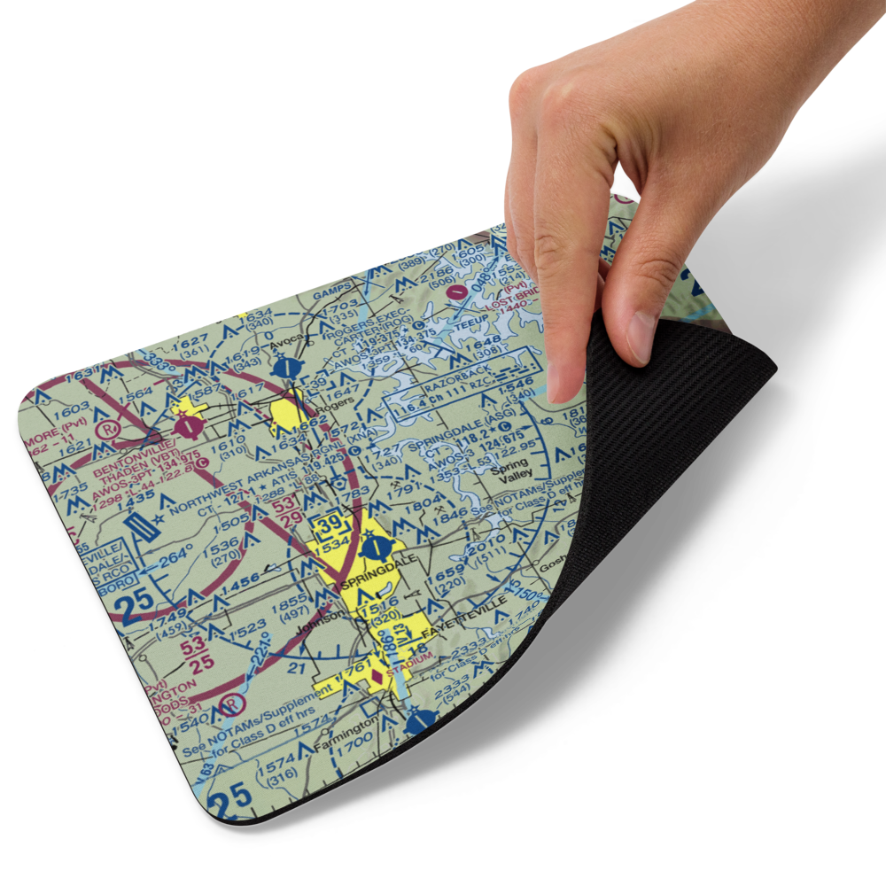 Circle S Farms Airport (AR91) VFR Sectional Mouse Pad 