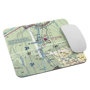 Clear Sky Lodge Airport (CLF) VFR Sectional Mouse Pad