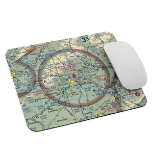 Clearfield Lawrence Airport (FIG) VFR Sectional Mouse Pad
