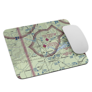 Clinton Municipal Airport (CCA) VFR Sectional Mouse Pad