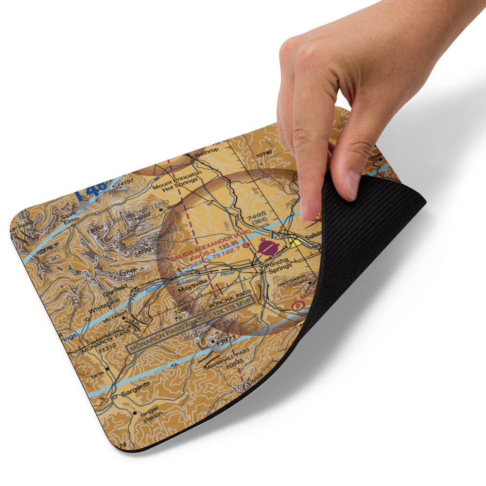 CMRS Airdrome Airport (2CO2) VFR Sectional Mouse Pad 