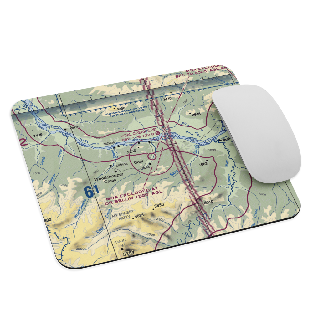 Coal Creek Airport (L20) VFR Sectional Mouse Pad 
