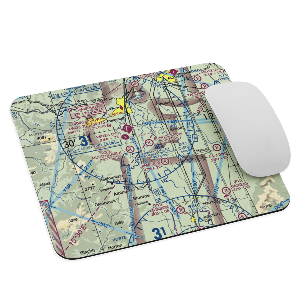 Coca Cola Airport (OG49) VFR Sectional Mouse Pad 