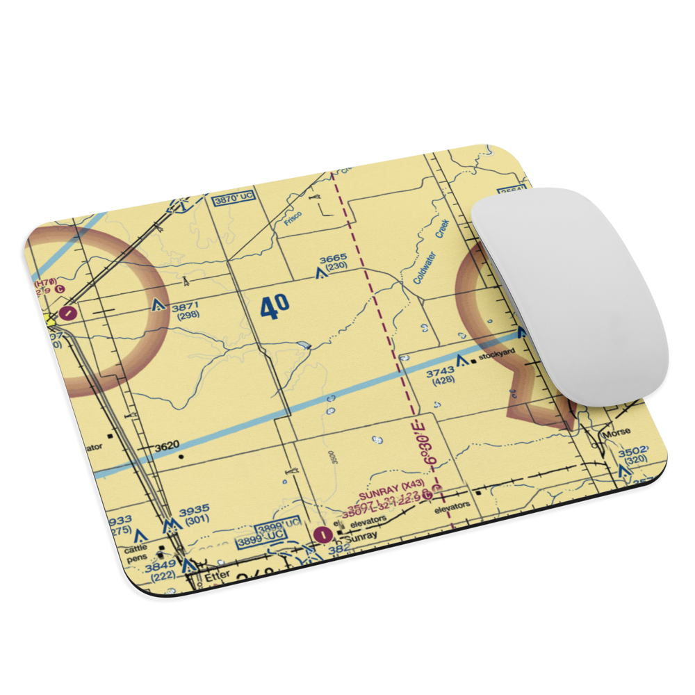 Coldwater Ranch Airport (6TE4) VFR Sectional Mouse Pad 