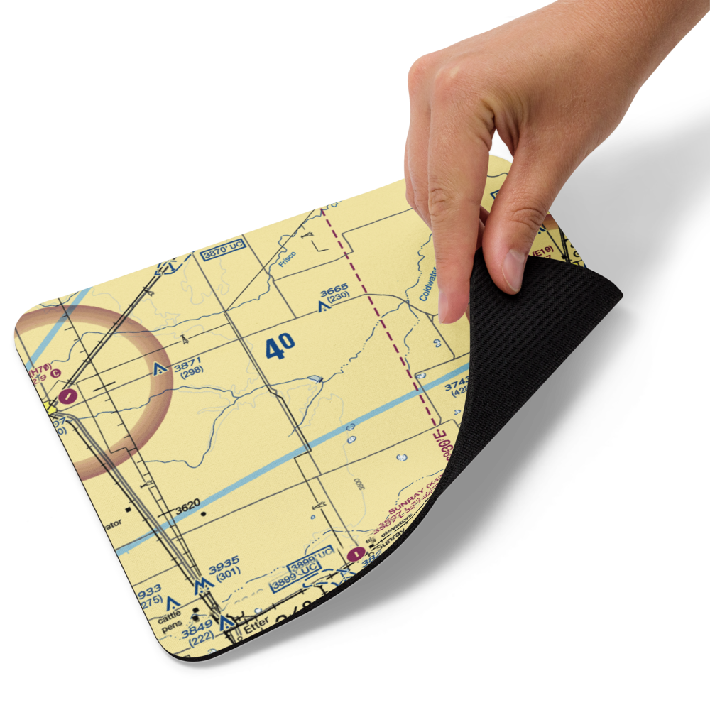Coldwater Ranch Airport (6TE4) VFR Sectional Mouse Pad 