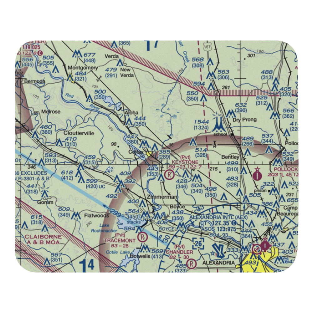 Colfax Airport (L40) VFR Sectional Mouse Pad 