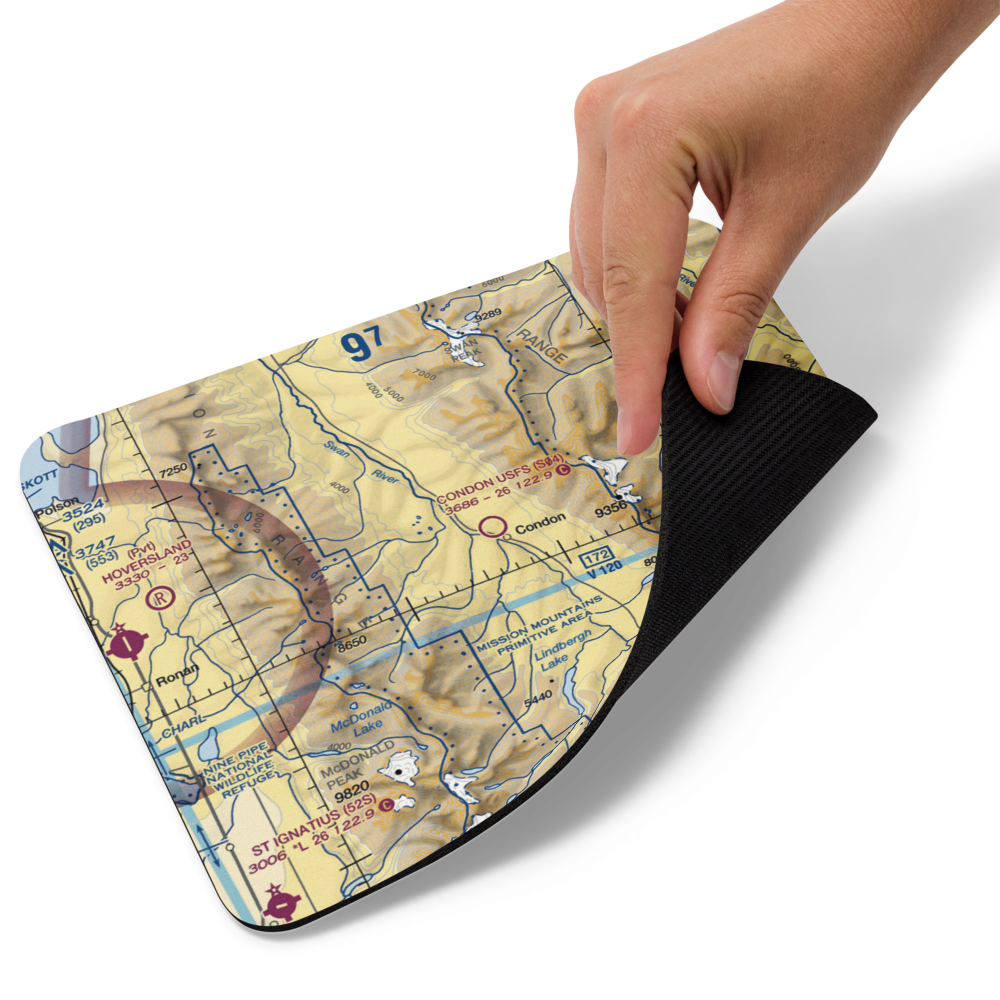 Condon US Forest Service Airport (S04) VFR Sectional Mouse Pad 