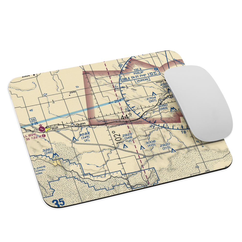 Cooks Airport (SD66) VFR Sectional Mouse Pad 