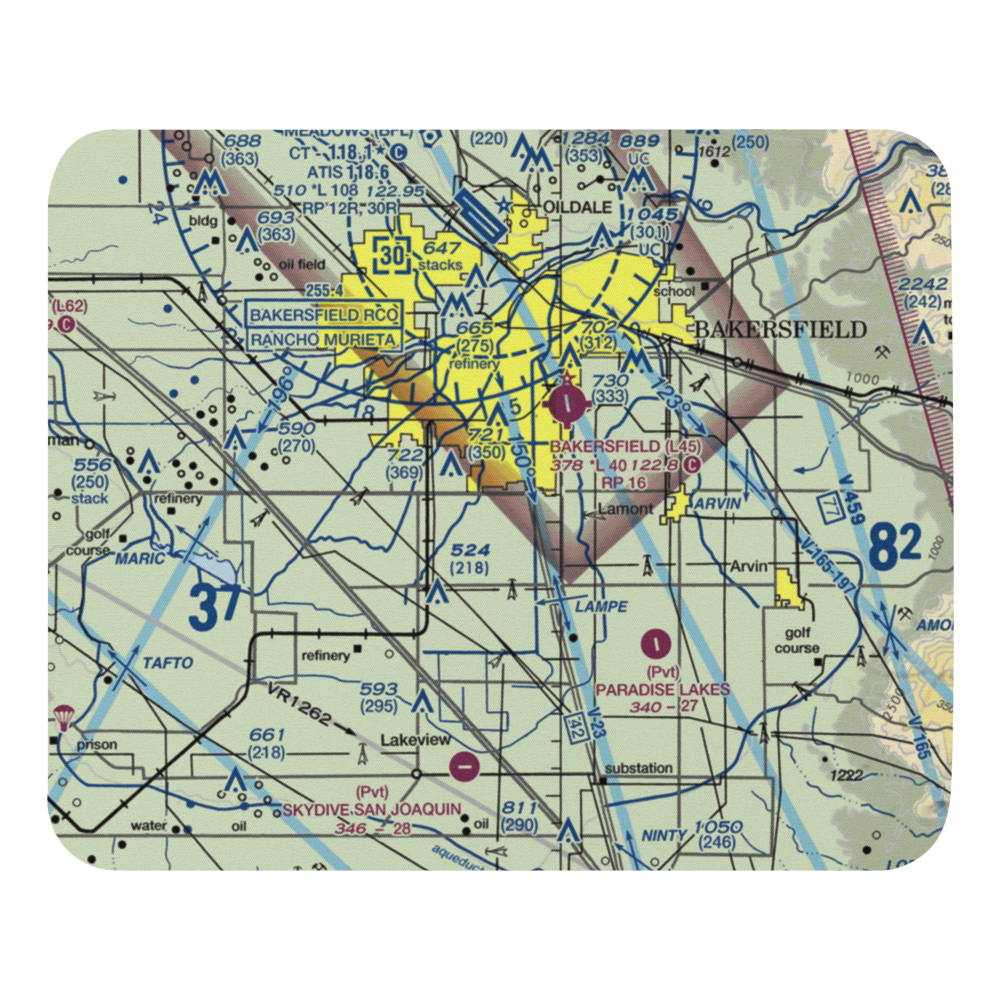 Costerisan Farms Airport (55CL) VFR Sectional Mouse Pad 