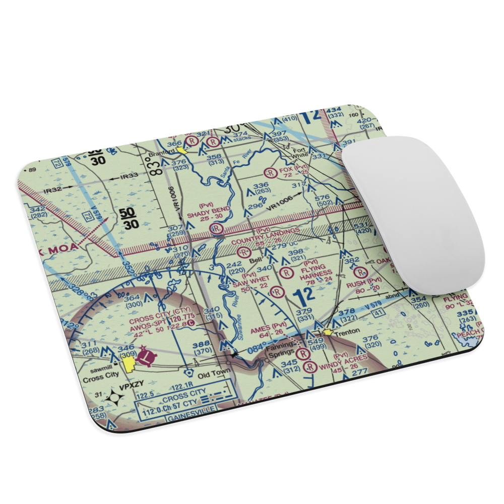 Country Landings Airport (86FD) VFR Sectional Mouse Pad 