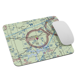 Cpt Ben Smith Airfield - Monroe City Airport (K52) VFR Sectional Mouse Pad