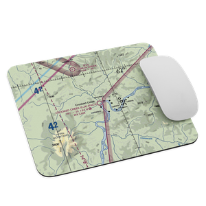Crooked Creek Airport (CJX) VFR Sectional Mouse Pad