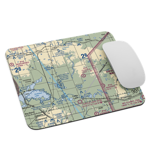 Crooked Lake Airstrip (20ND) VFR Sectional Mouse Pad