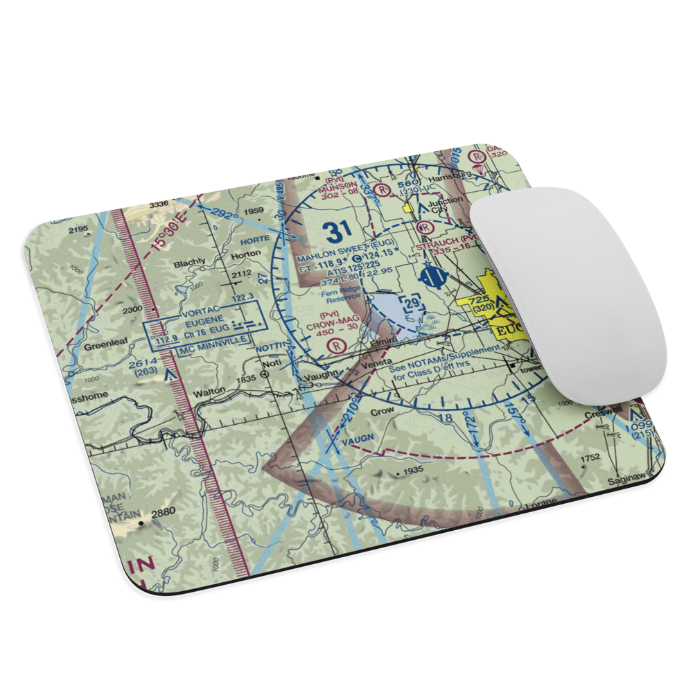 Crow-Mag Airport (33OR) VFR Sectional Mouse Pad 