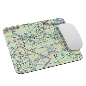 Curless Airport (IS08) VFR Sectional Mouse Pad