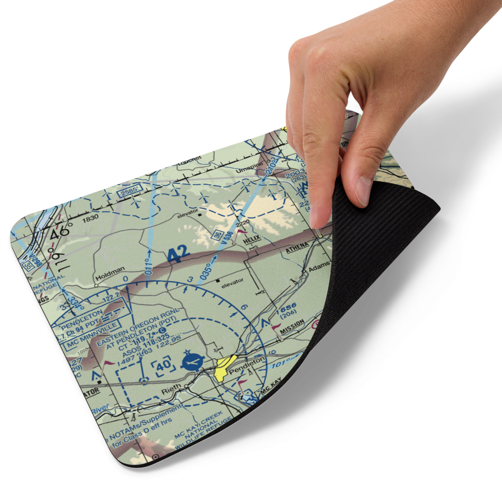 Curtis Airfield (OG08) VFR Sectional Mouse Pad 