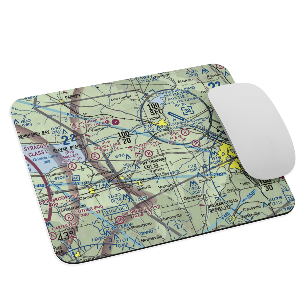 Curtis Airport (NY62) VFR Sectional Mouse Pad 