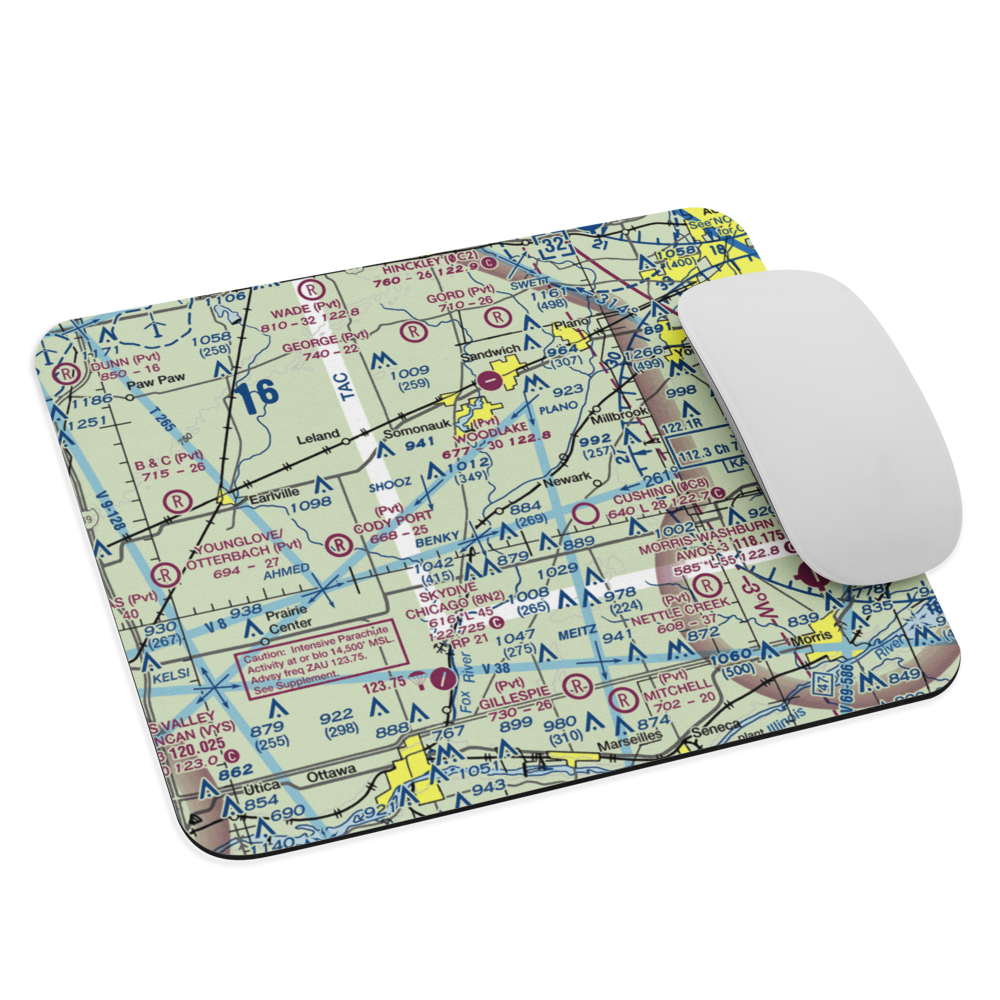 Cwian Field (2LL1) VFR Sectional Mouse Pad 