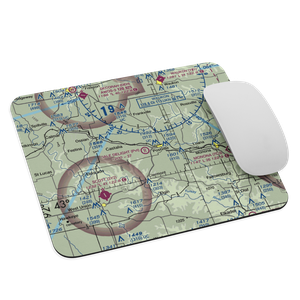 Dale Delight Airport (IA45) VFR Sectional Mouse Pad