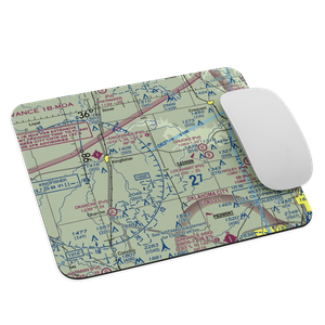 Dave's Place Airport (1OK1) VFR Sectional Mouse Pad