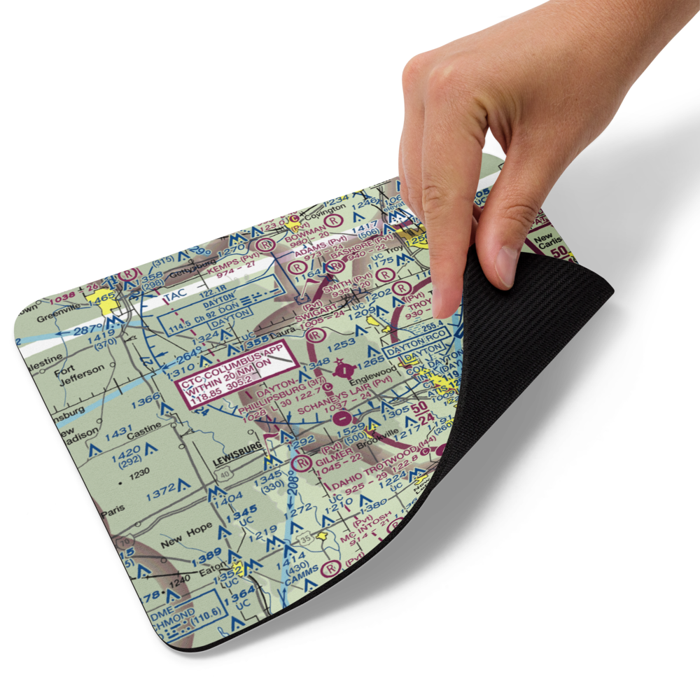 Dayton-Phillipsburg Airport (3I7) VFR Sectional Mouse Pad 