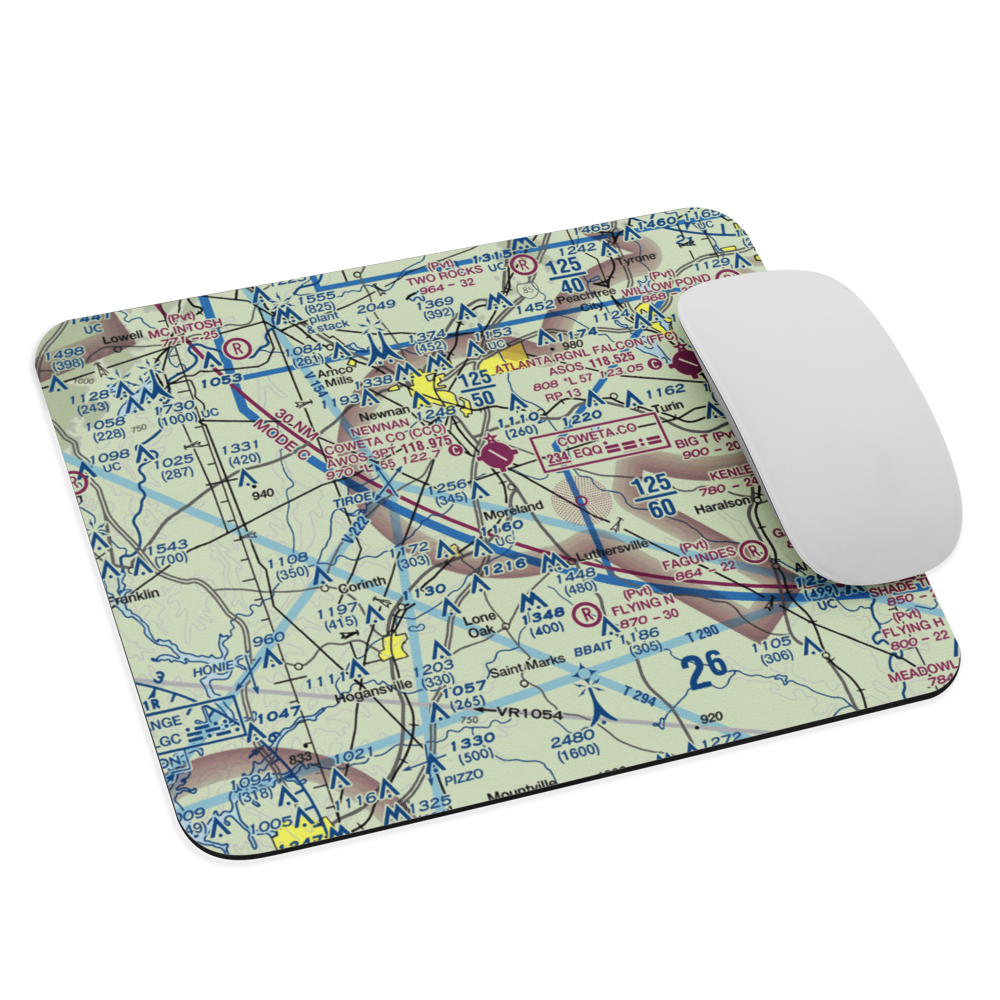 Dbaks Airport (91GA) VFR Sectional Mouse Pad 