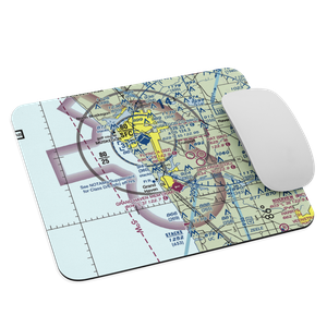 De Witt Property Airport (34MI) VFR Sectional Mouse Pad