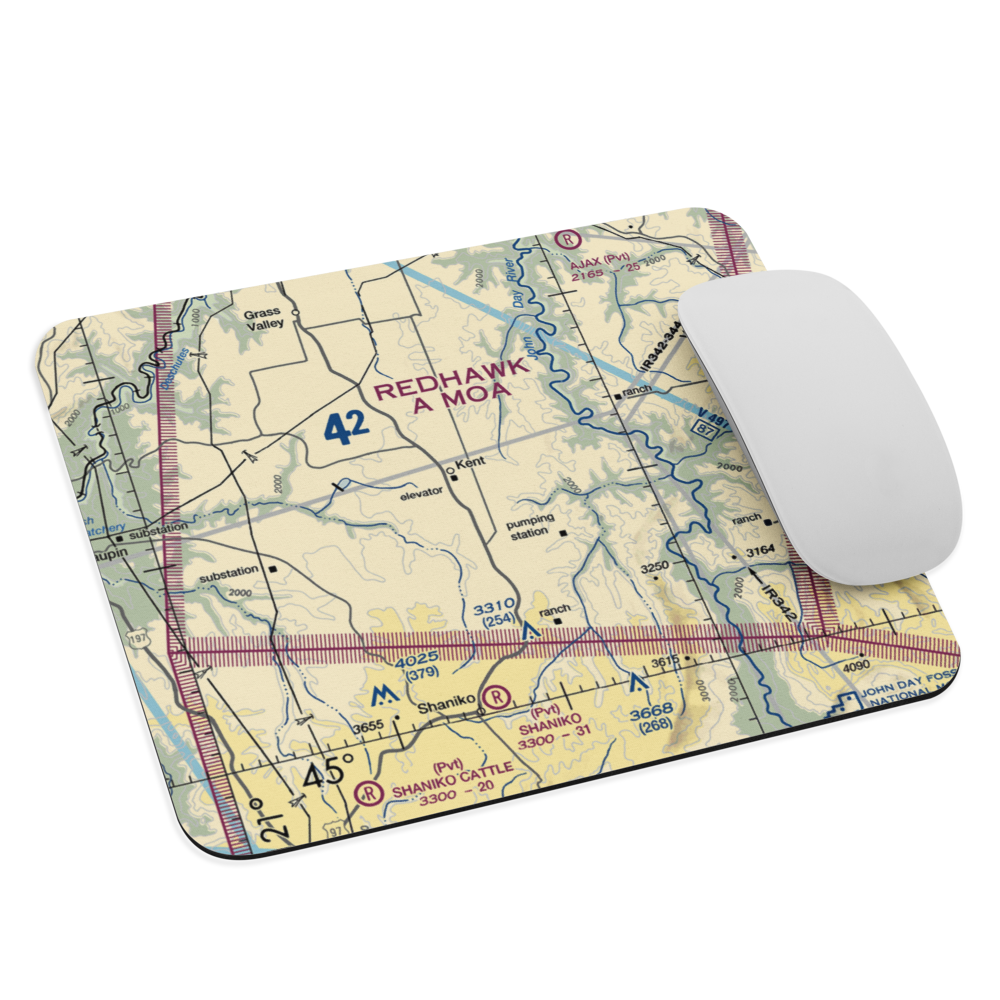 Decker Ranch Airport (OL04) VFR Sectional Mouse Pad 