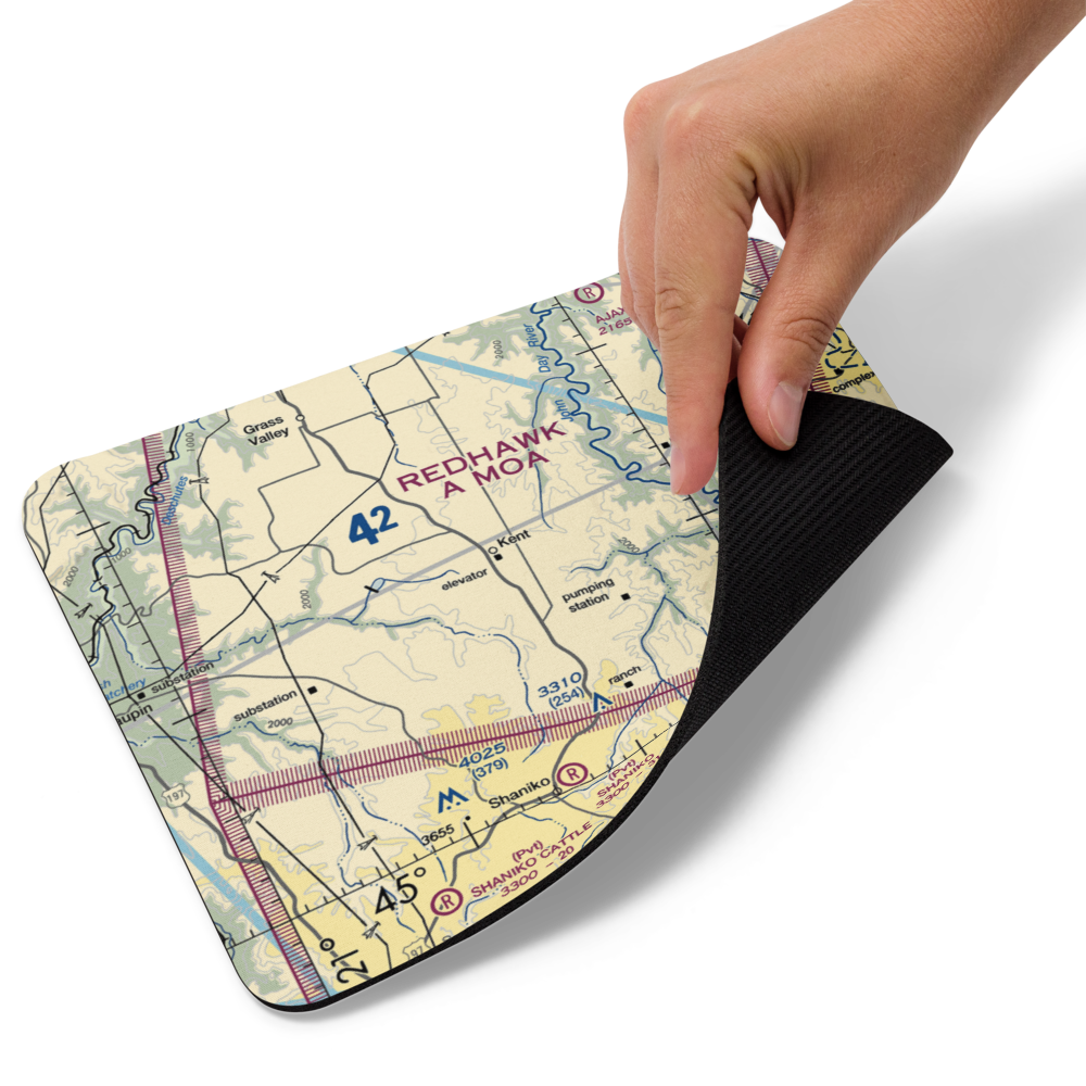 Decker Ranch Airport (OL04) VFR Sectional Mouse Pad 