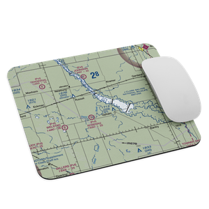 Deep River Seaplane Base (8NA1) VFR Sectional Mouse Pad