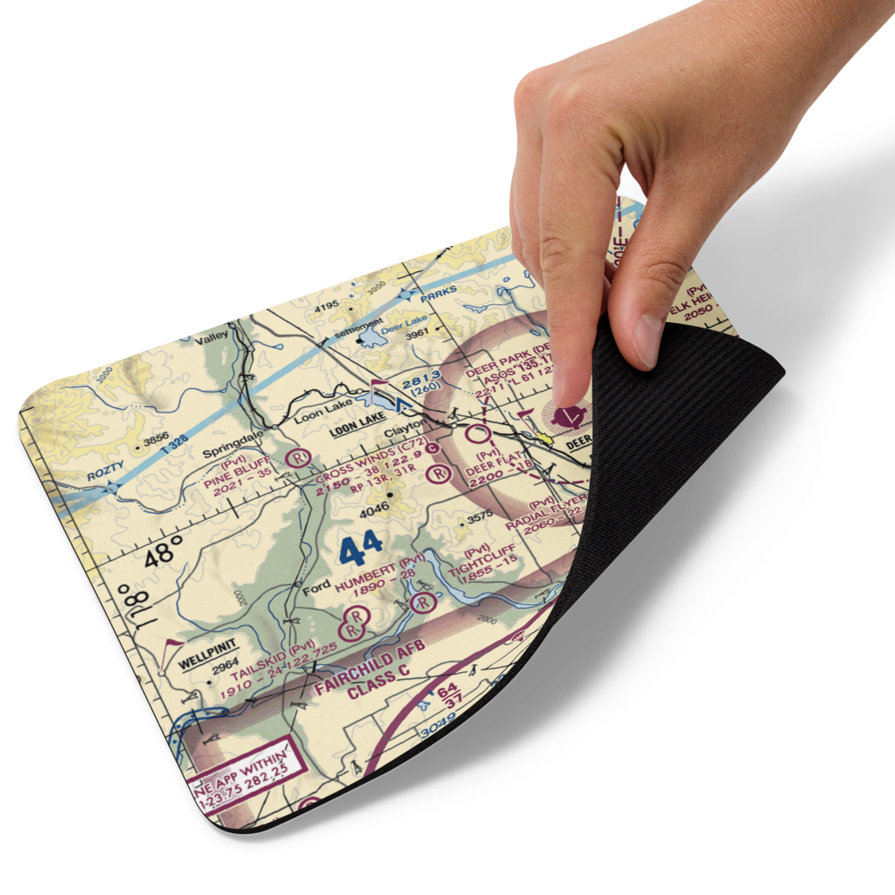 Deer Flat Airport (WA52) VFR Sectional Mouse Pad 