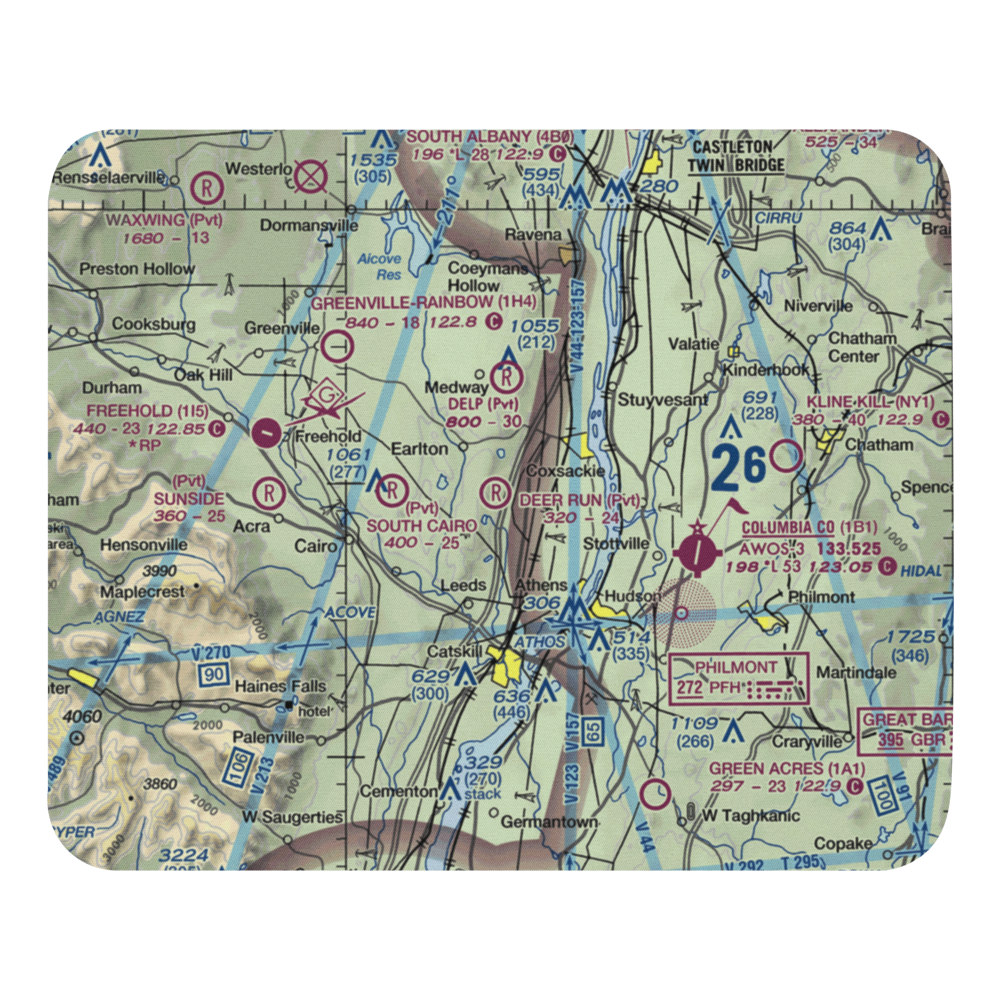 Deer Run Airport (NY74) VFR Sectional Mouse Pad 