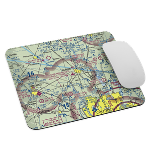 Delaware Municipal Airport (DLZ) VFR Sectional Mouse Pad