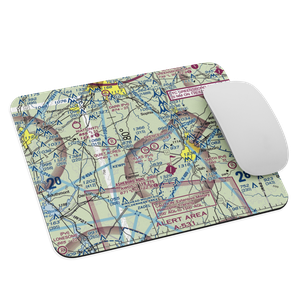 Delk's Airport (1NC0) VFR Sectional Mouse Pad