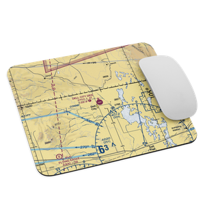 Dell City Municipal Airport (2E5) VFR Sectional Mouse Pad