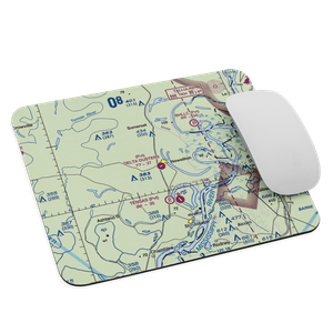 Delta Dusters, LLC Airport (LS83) VFR Sectional Mouse Pad