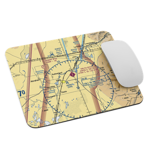 Delta Municipal Airport (DTA) VFR Sectional Mouse Pad