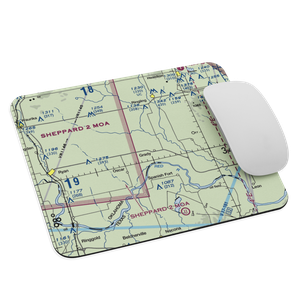 Dennis Ranch Airport (7OK0) VFR Sectional Mouse Pad
