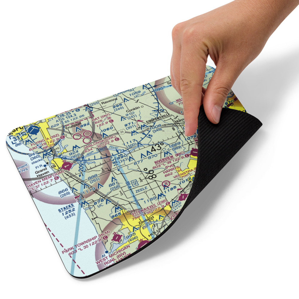 Deyoung Airport (6MI2) VFR Sectional Mouse Pad 