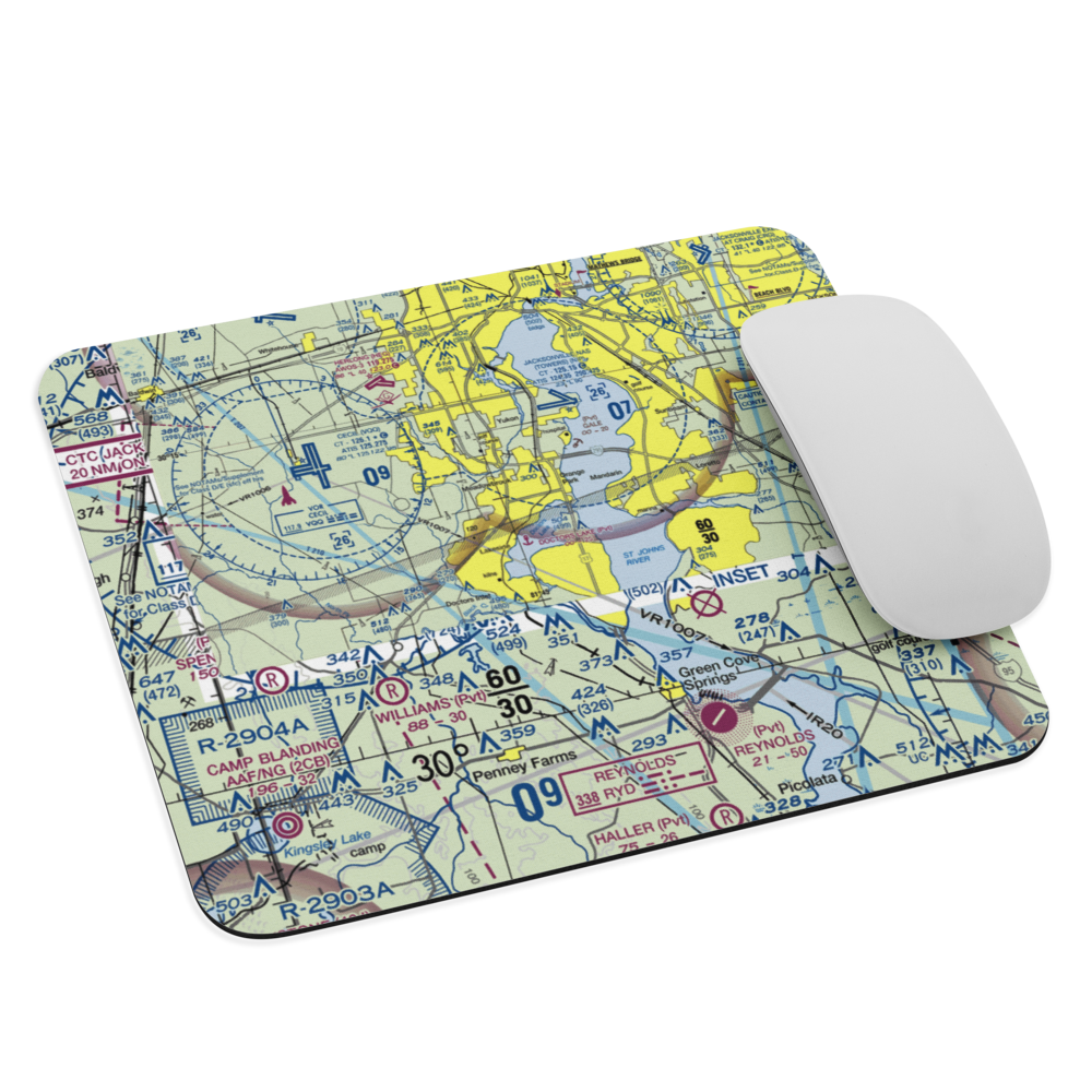 Doctors Lake Seaplane Base (62FD) VFR Sectional Mouse Pad 
