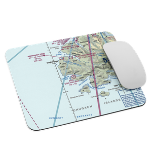 Dog Fish Bay Airport (AK07) VFR Sectional Mouse Pad