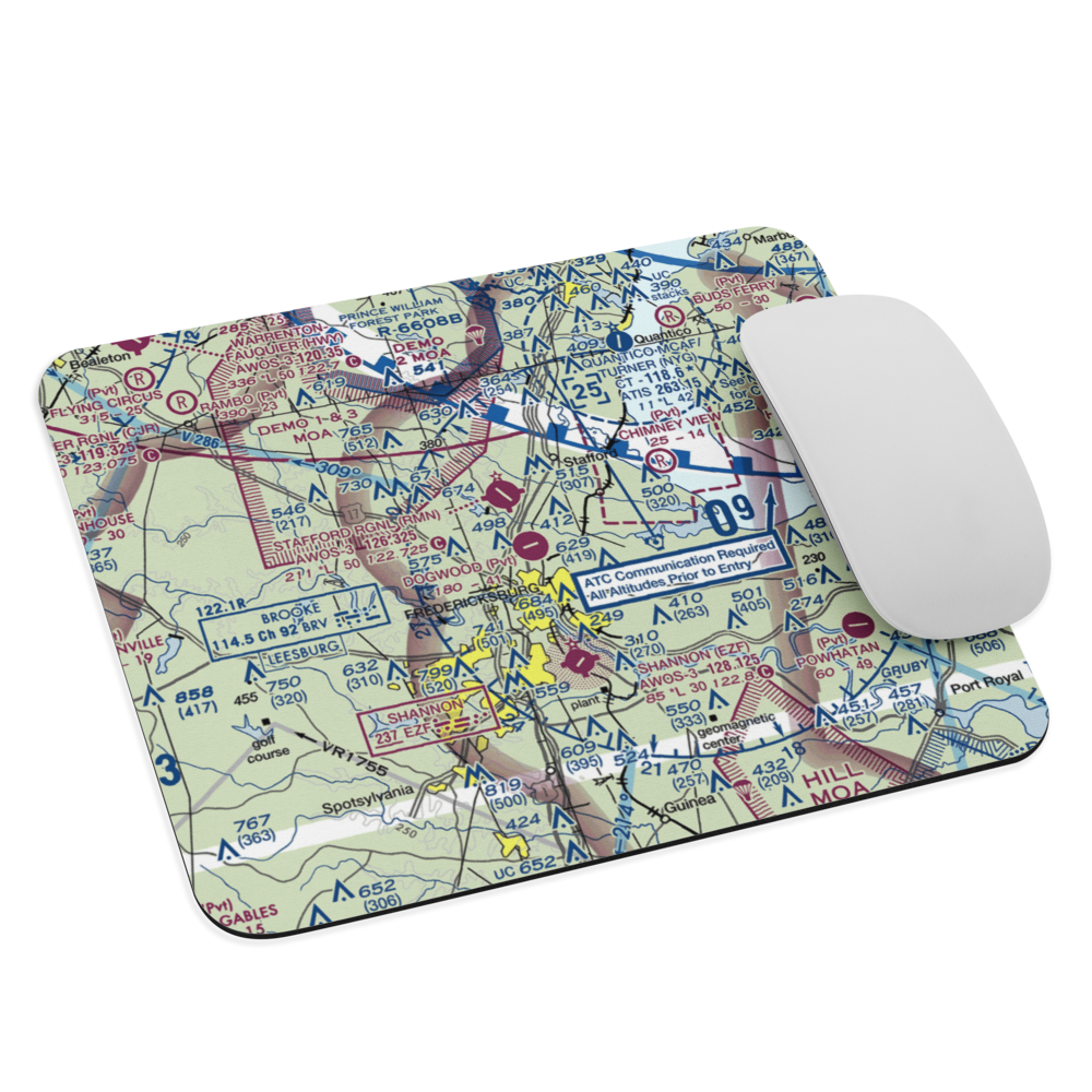 Dogwood Airpark (VA42) VFR Sectional Mouse Pad 