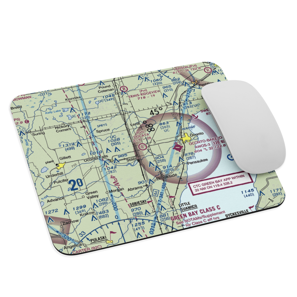 Dolata Airport (6WI5) VFR Sectional Mouse Pad 