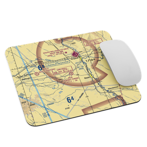 Dorsey Creek Ranch Airport (0WY1) VFR Sectional Mouse Pad