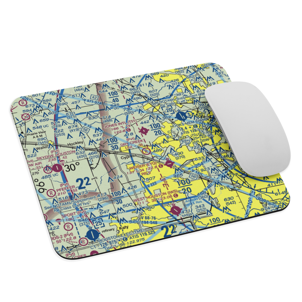 Dry Creek Airport (TS07) VFR Sectional Mouse Pad 