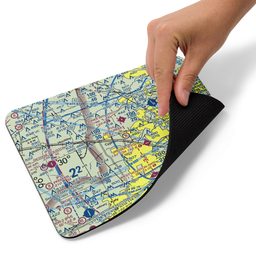 Dry Creek Airport (TS07) VFR Sectional Mouse Pad 