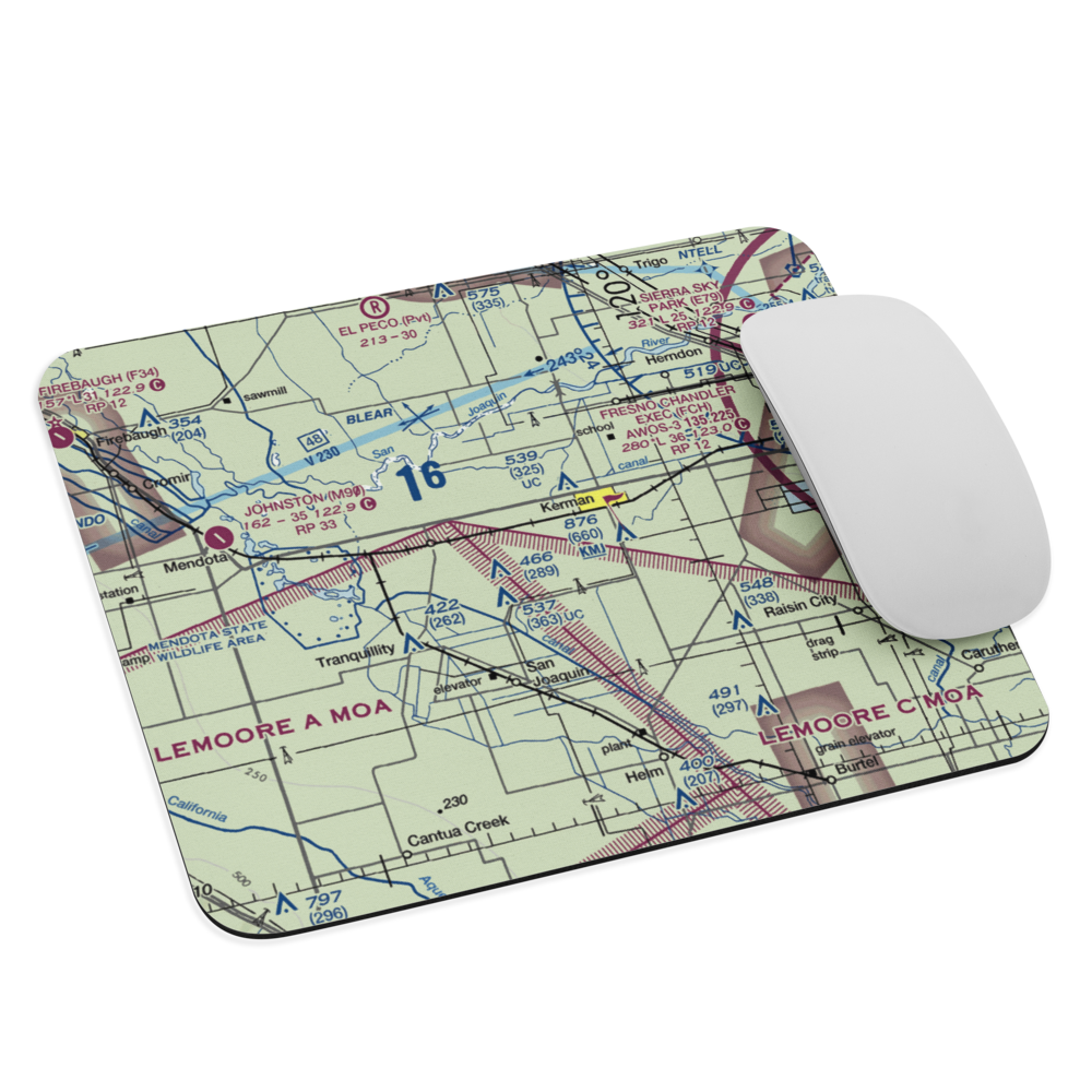 Du Bois Ranch Airport (7CL0) VFR Sectional Mouse Pad 