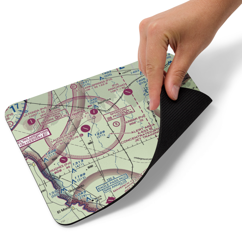 Dunbar Ranch Airport (0XS8) VFR Sectional Mouse Pad 